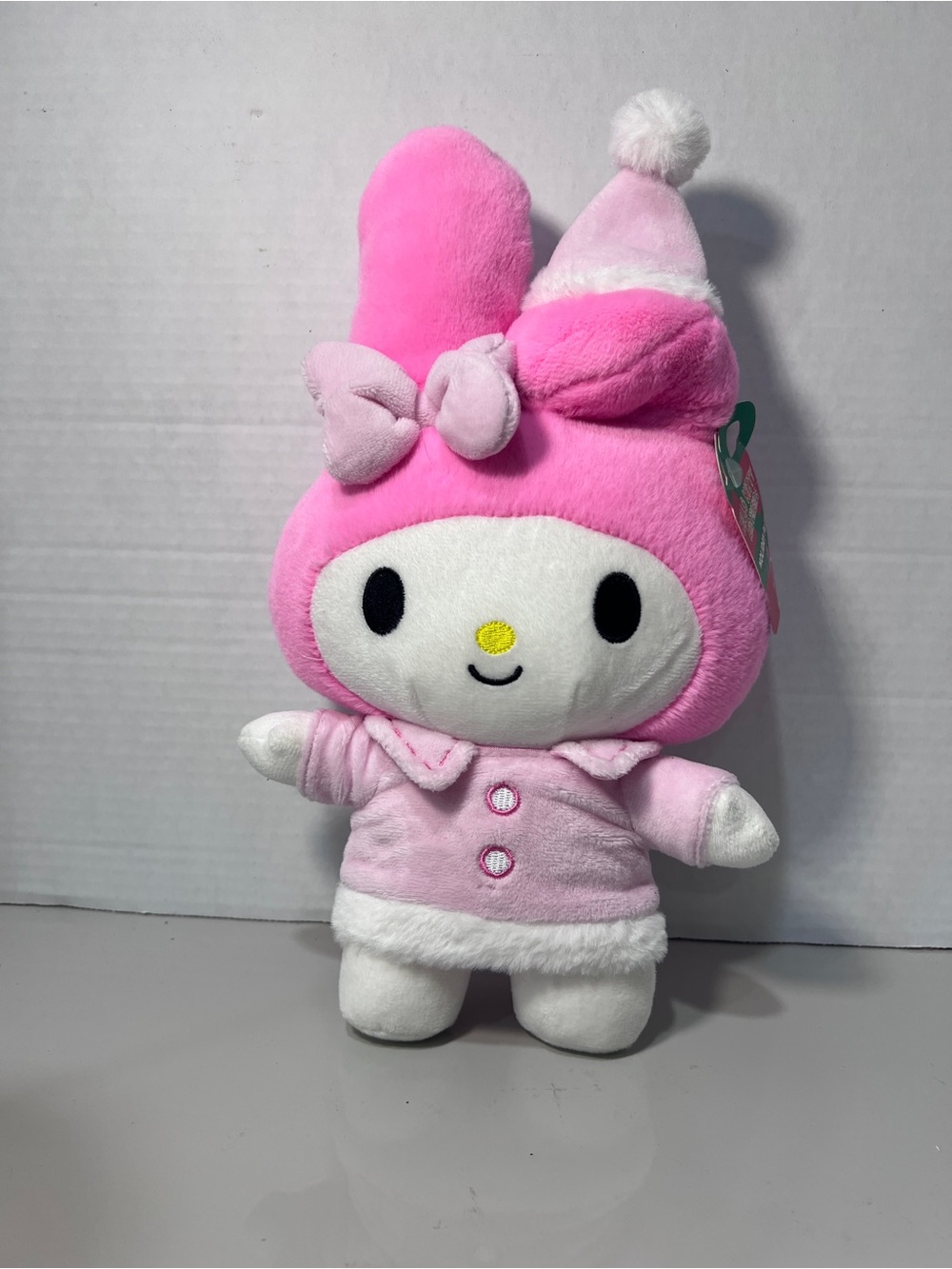 Sanrio My Melody Holiday Plush Pink Christmas Winter 10” Hello Kitty & Friends